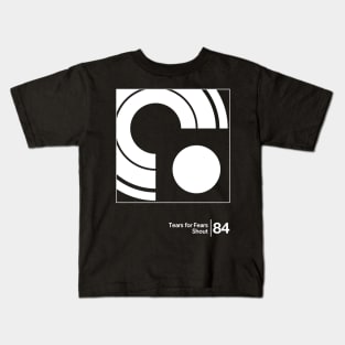 Tears For Fears - Shout / Minimalist Graphic Artwork Kids T-Shirt